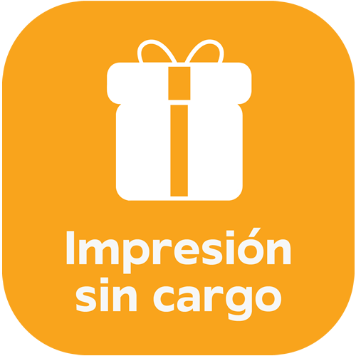Impresión sin cargo